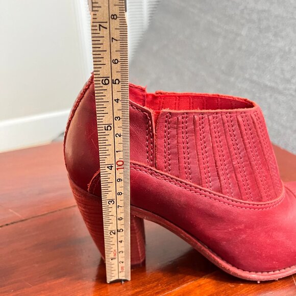 Cotelac Heels EU37, US7, UK4 Red Dress Shoes Formal Women's Made in Portugal - Picture 8 of 10